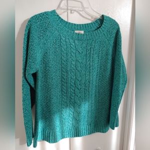 St. John's Bay Green Sweater - Size Petite Large